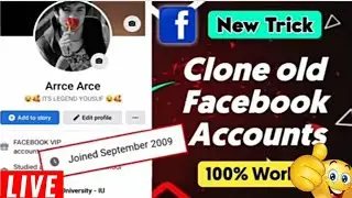 How To Clone Old Facebook Account 2022 | Facebook Acoount Cloning New Trick 2022 | Fb id cloning