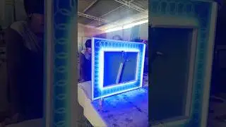 LED light mirror disgen #viral #trending #explore #glass #shortvideo #explorar #love #viral #trend