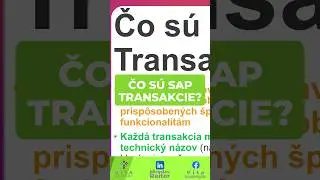 SAP Super Trik (001) - Čo s&uacute; SAP Transakcie 💱 #shorts #reiter #vita #skolenie #kurzy #sap