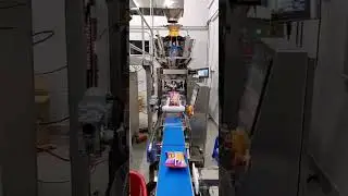 Automatic crisp chips bag pouch packaging machine with nitrogen gas flushing and weight checking sys