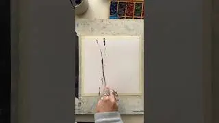 Abstract nature painting