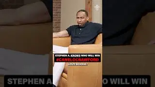 No hesitation. Stephen A had his #CaneloCrawford prediction READY  #boxing
