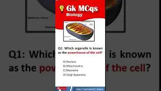 General knowledge quiz | 💡MCQS on Bio |  gk questions | Gk Mcqs on Biology #mcqsbiology