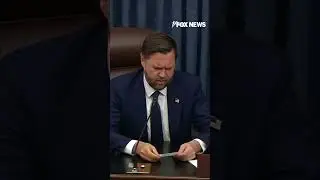 WATCH: JD Vance breaks Senate tie to pass 'big, beautiful bill' #shorts #usa #trump #senate #vance