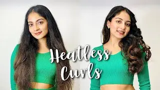 DIY Heatless Curls | Ishaani Krishna.
