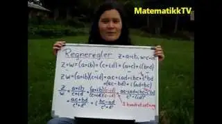 MatematikkTV: Kalkulus: Komplekse tall. Del 1: Regneregler