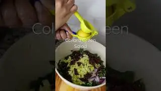 Collard Green Salad #shorts #saladrecipe #salad