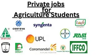 Agriculture job in private company | Sagar , Shivpuri  location | agriculture jobs daily updates