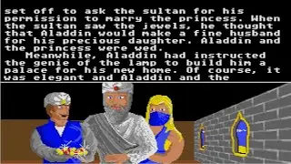 ATARI ST ALADDIN Tales The Arabian Nights STORY Stan Brewster June Stark Hewitt Joseph Unicorn Brews