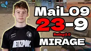 MaiL09 (23-9) | +VOICE | mirage FACEIT EU Ranked | Rating 2.0 | Jan 28, 2026