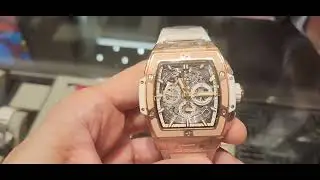 Check Out Hublot Spirit of the Big Bang 42mm in King Gold Ceramic, Titanium, White and with Diamonds
