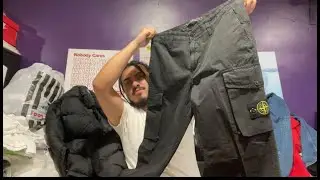 STONE ISLAND CARGO PANTS! SIZING & FITTING! PICK UP + REVIEW!