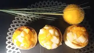 تارتولات بالفواكه والكريما.ديسير منزلي