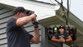 AOSU Solar Security Camera Install + Doorbell