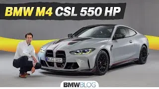 BMW M4 CSL Exhaust Sound and Specs