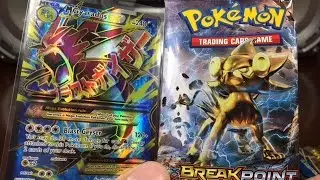 Pokemon TCG XY BREAKpoint 6 бустеров Mega Gyarados EX Pull 115/122