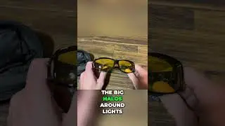 Night Driving Glasses Review: Brighter Vision, Reduced Halos? #shorts