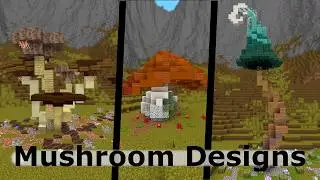 Fantasy Mushroom Build Inspiration Minecraft