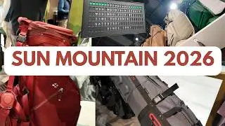 Sun Mountain Golf 2026 &mdash; новые сумки для клюшек, дорожные аксессуары, одежда и некоторые секреты.