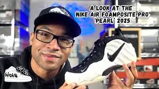 Обзор кроссовок Air Foamposite Pro 'Pearl' 2025 года.