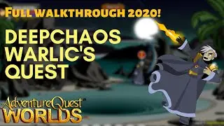 AQW - Deepchaos FULL WALKTHROUGH Warlic's Quests 2020!