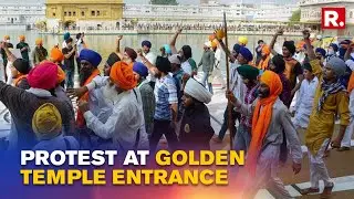 Protest Erupts At Golden Temple Entrance With Bhindranwale Posters; Pro-Khalistan Slogans Raised