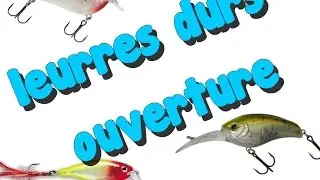 Ouverture carnassiers 2015 : Les leurres durs