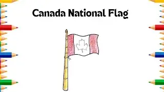 How To Draw The National Flag Of Canada | Canada Flag Drawing