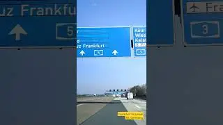 Frankfurt to Kassel, Autobahn A5, Germany