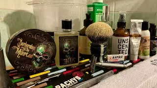 Barbershop de Los Muertos by Murphy and McNeil - 3one6 by Edwin Jagger -tasso two band Boti Brushes 