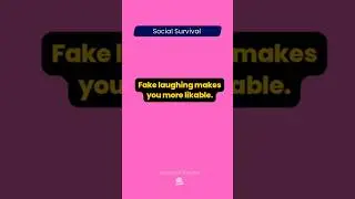 Fake Laughing Can Make You More Likable? 😂 #SocialHacks