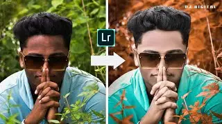 lightroom photo editing tutorial // how to orange colour tone in background