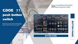 Premium push button switches panel collection: Metal and Plastic Buttons, Signal Lights, and Buzzers