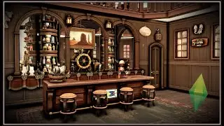 Ye Olde Timey Western Saloon (No CC) - The Sims 4 Stop Motion Build