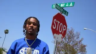 RealToonTV pull up on Blue Raggs in Crip Hood Riverside, California (Inland Empire) Full Video Splif
