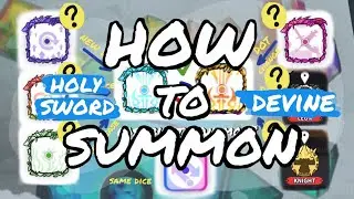 【Random Dice】All the ways to summon Devine Holy Sword dice - powerful dice in both PvP and Co-op!!