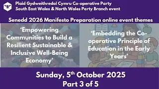 3/5 &lsquo;Embedding Co-op Principle of Education in Early Years&rsquo; Chrissy Meleady CEO, Sheffield CDG