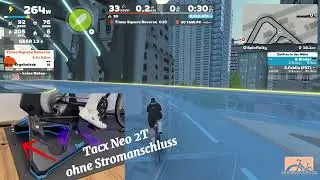 Tacx Neo 2T im Test ohne Stromanschluss