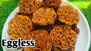 Crispy Christmas Rose Cookies in just 15 mins! #cookies 