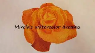 How to Paint a Realistic Horse Chestnut Leaf  in Watercolor.