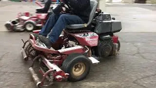 Toro Greensmaster 3100 3-Reel Ride on Mower For Sale Online Auction at Orbitbid.com