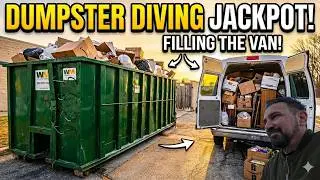 Giant Dumpster Diving Haul (and Our Most Expensive Find Ever!)