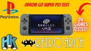 Odroid Go Super PS1 Emulation Test (24 Games)