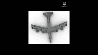 LEGO B-52 bomber MOC #lego #legomoc #shorts #plane