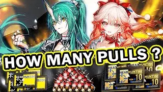 [Arknights] won't stop pulling till I get Hoshiguma Alter and Haruka