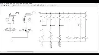 FluidSIM Pneumatic Circuit and Electrical Control Circuit (A+ A- B+ B-)