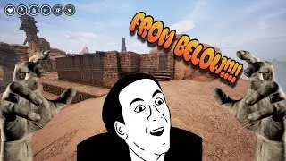 DIRTY Trap Base Design! Airlock Warrior!! Conan Exiles