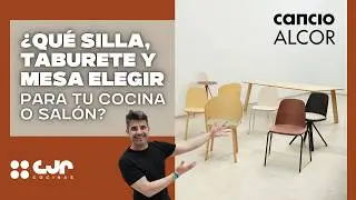 Ideas de dise&ntilde;o para tu cocina: SILLAS, MESAS y TABURETES de Cancio | Cocinas CJR