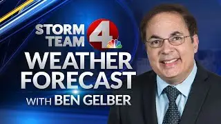 Evening forecast with Storm Team 4 meteorologist Ben Gelber