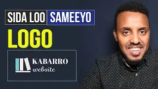 Sida loo sameeyo logo I Sida Canva logo loogu sameeyo. Facebook iyo youtube logo afsomali.